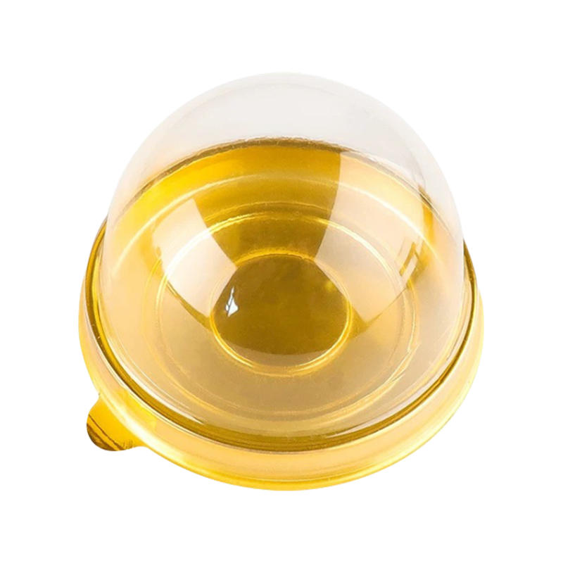 Bosca pacáistiú plaisteach PET cruinneachán trédhearcach