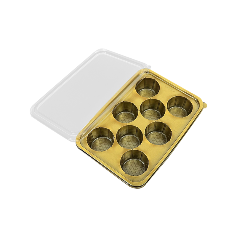 Bosca pacáistithe bácála plaisteach indiúscartha 8-cuas