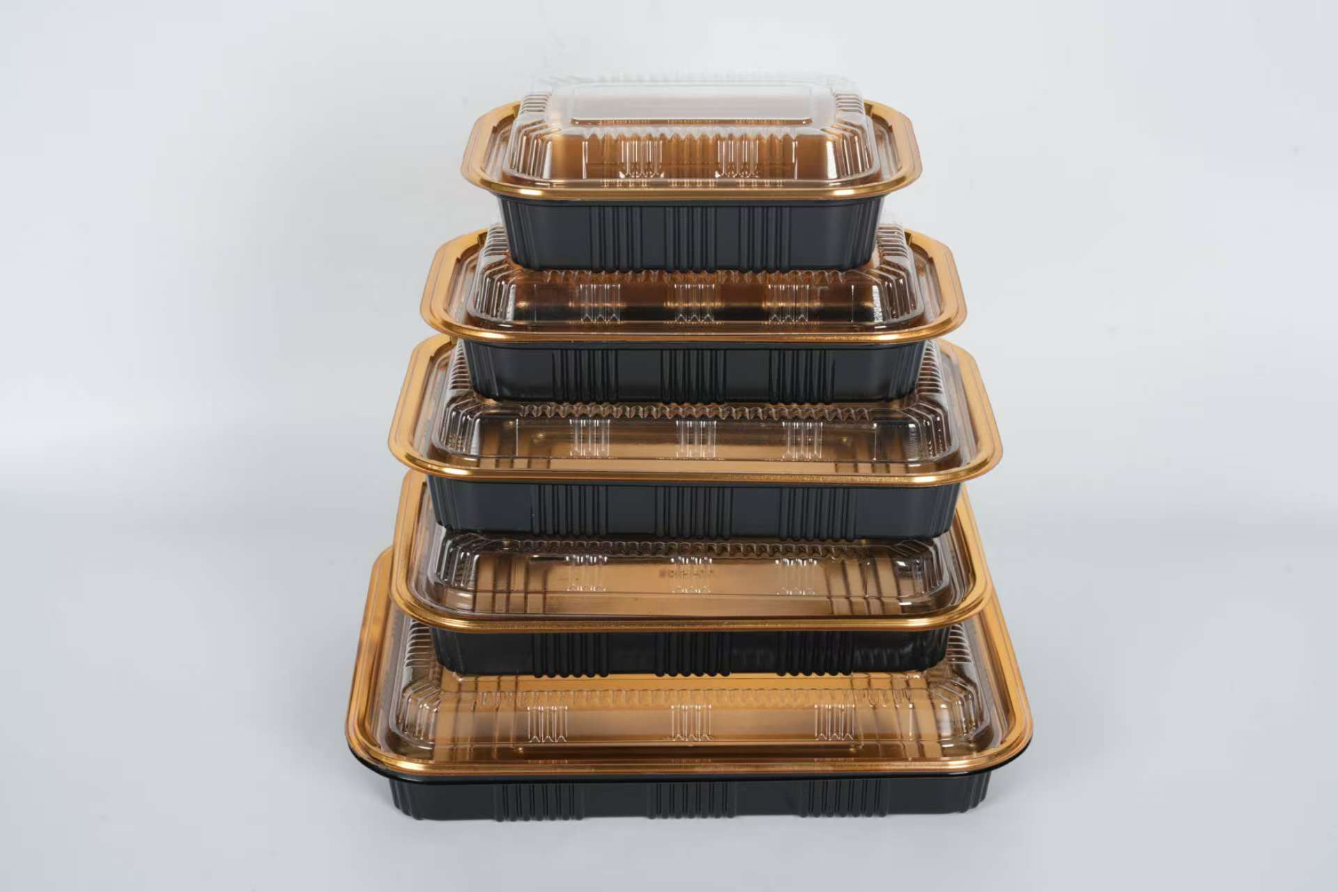 Bosca tráidire bia sushi ábhar plaisteach indiúscartha PP 